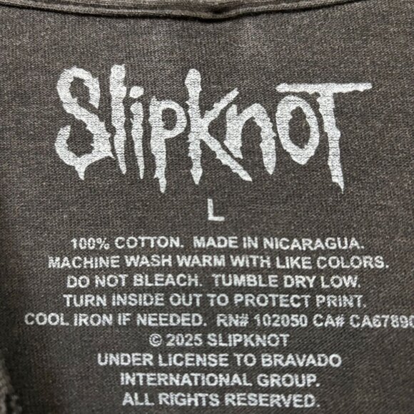 Slipknot (Sic) Heavy Metal Band T-Shirt Size Large - Picture 4 of 4